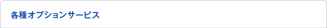 各種オプションサービス